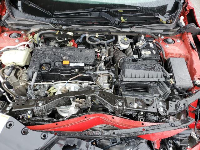 2HGFC2F60KH512995 - 2019 HONDA CIVIC LX RED photo 11