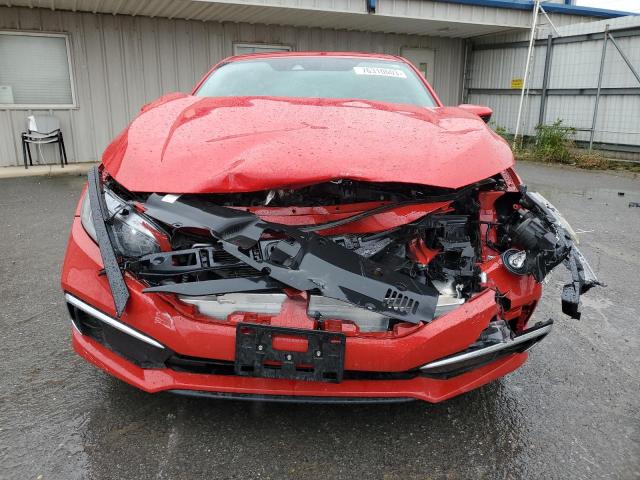 2HGFC2F60KH512995 - 2019 HONDA CIVIC LX RED photo 5