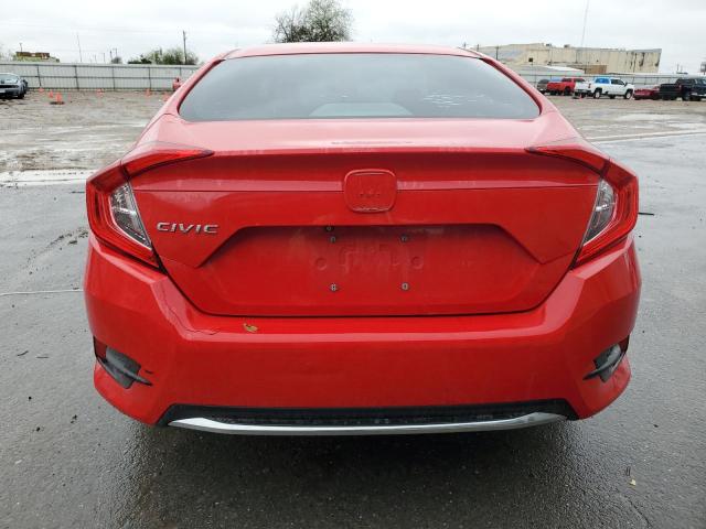 2HGFC2F60KH512995 - 2019 HONDA CIVIC LX RED photo 6