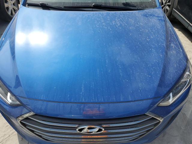 KMHD84LF1JU595528 - 2018 HYUNDAI ELANTRA SEL BLUE photo 11