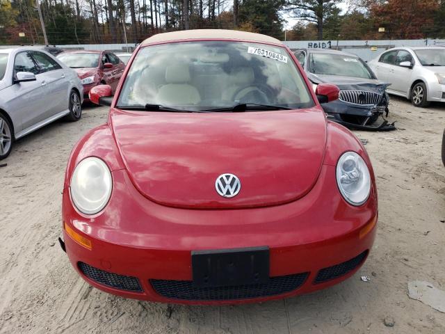 3VWRF31Y88M409168 - 2008 VOLKSWAGEN NEW BEETLE CONVERTIBLE SE RED photo 5