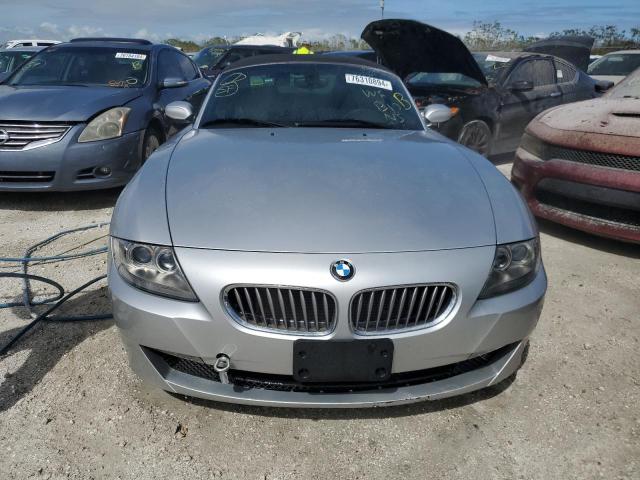 4USBU53506LW92246 - 2006 BMW Z4 3.0SI SILVER photo 5