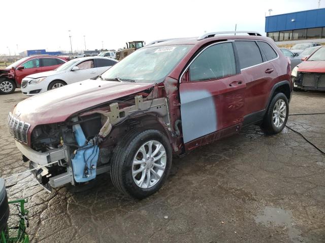 1C4PJLCB9KD285965 - 2019 JEEP CHEROKEE LATITUDE RED photo 1