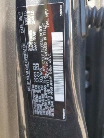 YV4902DZXD2466148 - 2013 VOLVO XC60 T6 შავი ფოტო 13