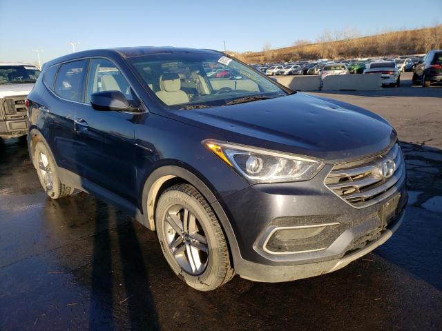 5NMZTDLB8HH000276 - 2017 HYUNDAI SANTA FE S BLUE photo 4