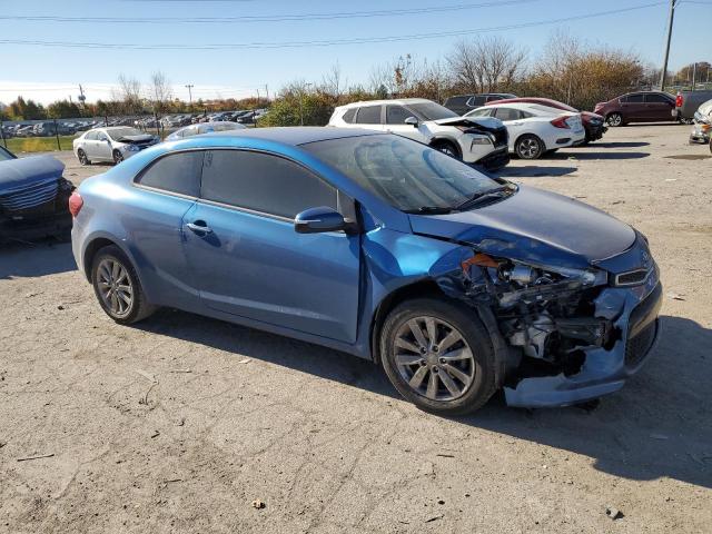 KNAFX6A89E5231077 - 2014 KIA FORTE EX BLUE photo 4