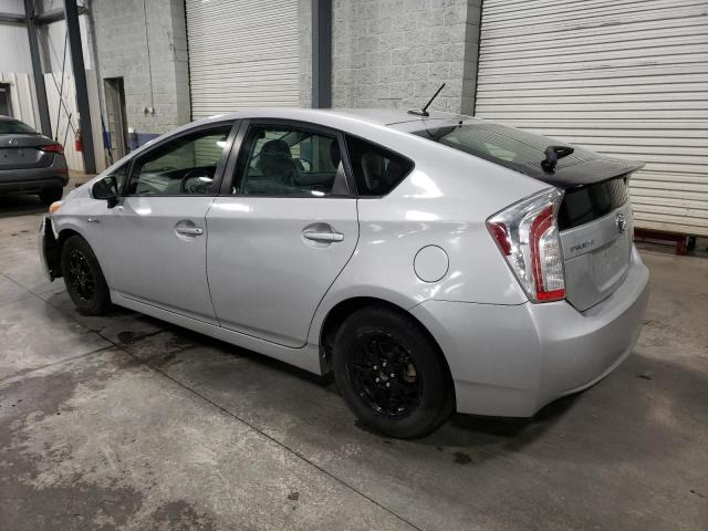 JTDKN3DU3E0378961 - 2014 TOYOTA PRIUS SILVER photo 2