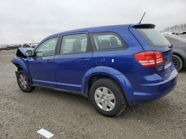 3C4PDCABXCT388267 - 2012 DODGE JOURNEY SE BLUE photo 2