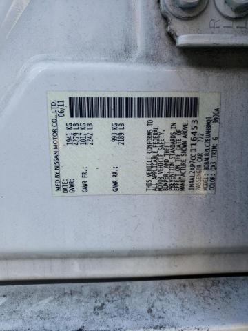 1N4AL2AP7CC116453 - 2012 NISSAN ALTIMA BASE WHITE photo 12