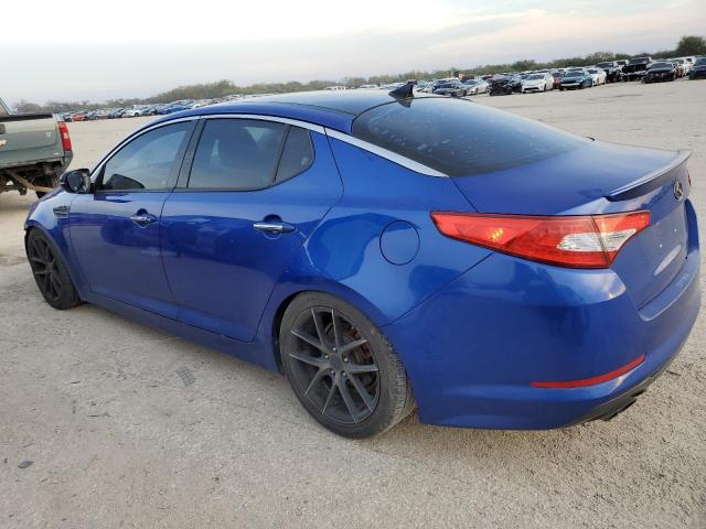 5XXGR4A62CG046768 - 2012 KIA OPTIMA SX BLUE photo 2