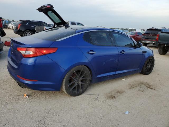 5XXGR4A62CG046768 - 2012 KIA OPTIMA SX BLUE photo 3