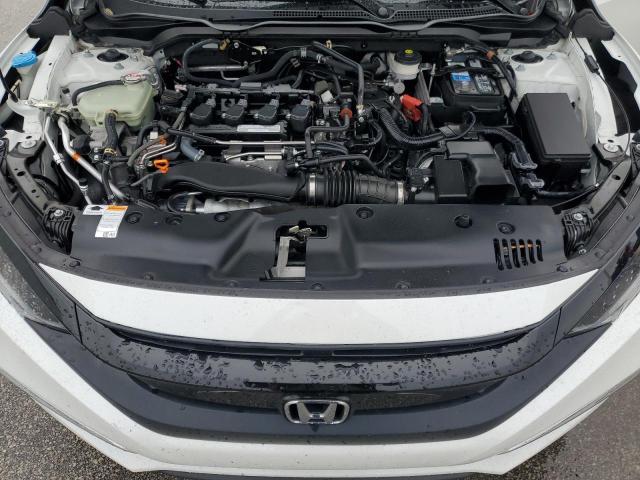 19XFC1F30KE010871 - 2019 HONDA CIVIC EX WHITE photo 11