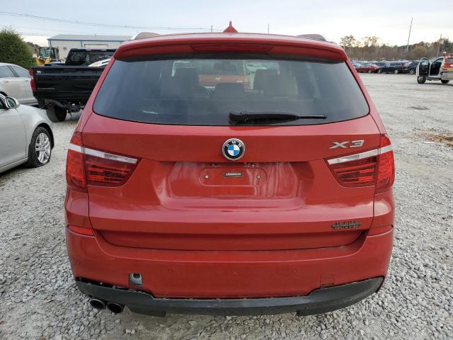 5UXWX9C5XF0D57620 - 2015 BMW X3 XDRIVE28I RED photo 6