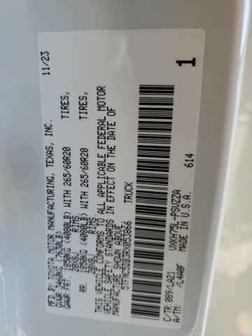 5TFNC5DB3RX053866 - 2024 TOYOTA TUNDRA CREWMAX PLATINUM თეთრი ფოტო 13