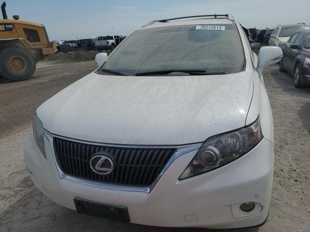 2T2BK1BA5AC079618 - 2010 LEXUS RX 350 WHITE photo 5