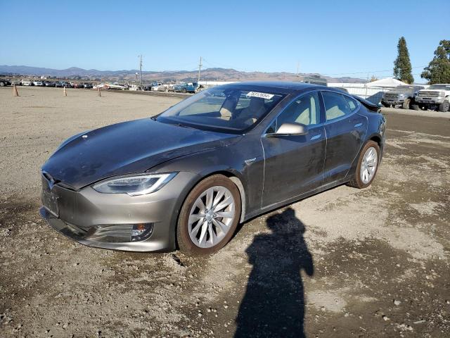 5YJSA1E24GF145740 - 2016 TESLA MODEL S GRAY photo 1