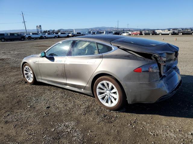 5YJSA1E24GF145740 - 2016 TESLA MODEL S GRAY photo 2