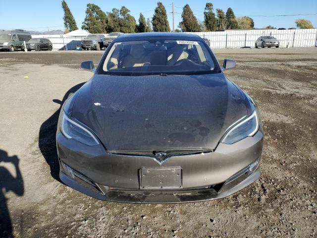 5YJSA1E24GF145740 - 2016 TESLA MODEL S GRAY photo 5