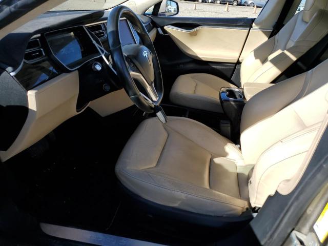 5YJSA1E24GF145740 - 2016 TESLA MODEL S GRAY photo 7