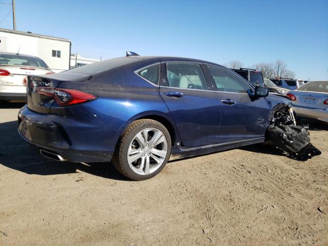 19UUB5F43MA007268 - 2021 ACURA TLX TECHNOLOGY BLUE photo 3