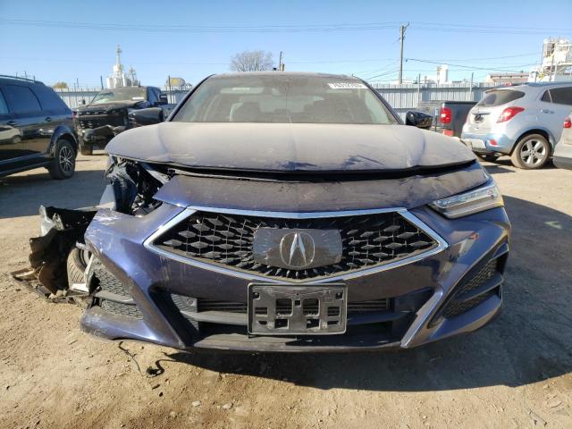 19UUB5F43MA007268 - 2021 ACURA TLX TECHNOLOGY BLUE photo 5