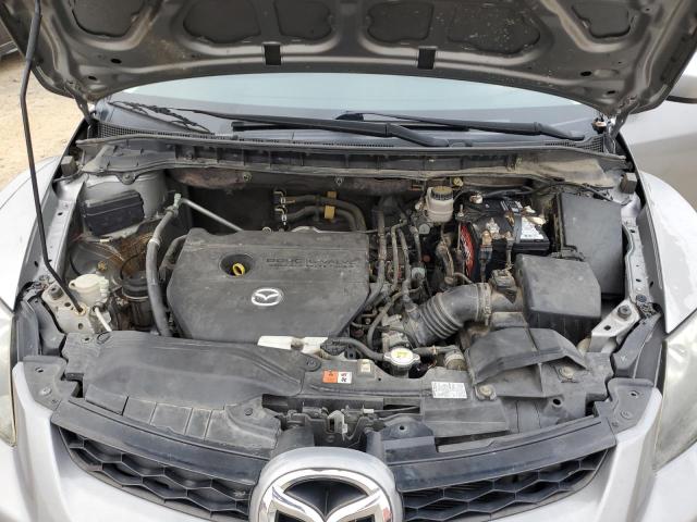 JM3ER2W54A0349102 - 2010 MAZDA CX-7 SILVER photo 11