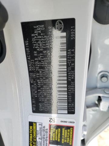 4T1G11AK8PU813053 - 2023 TOYOTA CAMRY SE NIGHT SHADE WHITE photo 13