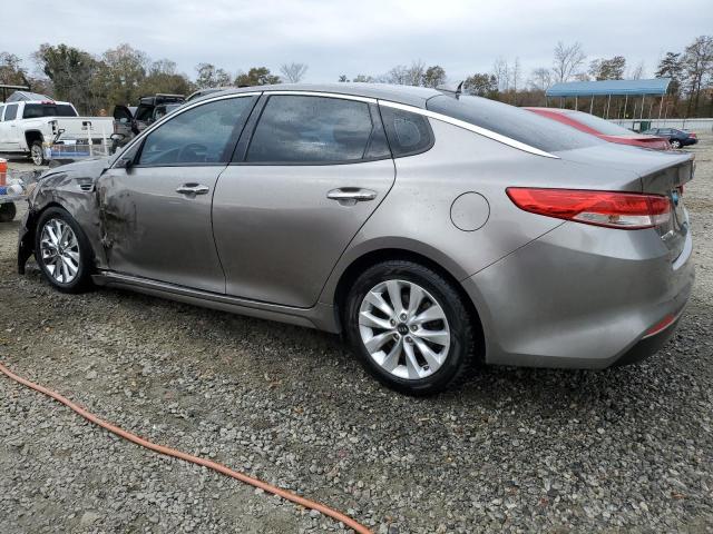 5XXGU4L36HG163696 - 2017 KIA OPTIMA EX GRAY photo 2