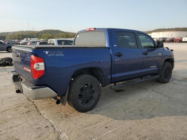 5TFDW5F10EX349543 - 2014 TOYOTA TUNDRA CREWMAX SR5 BLUE photo 3