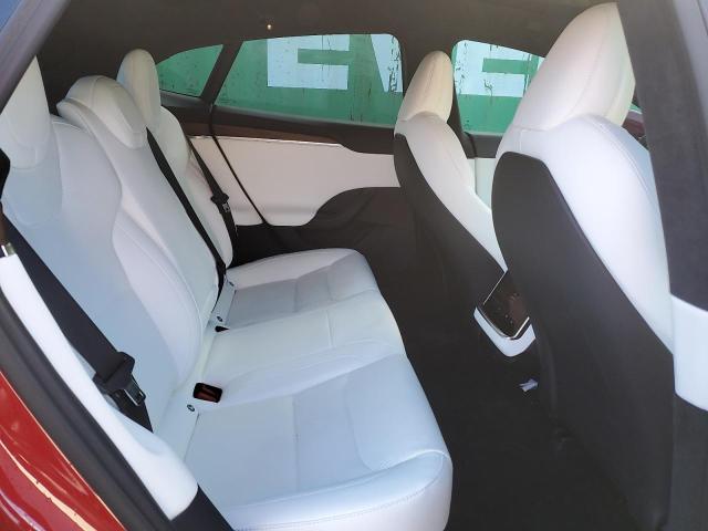 5YJSA1E51MF452403 - 2021 TESLA MODEL S წითელი ფოტო 10