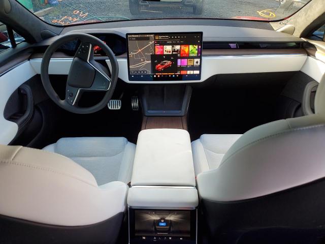 5YJSA1E51MF452403 - 2021 TESLA MODEL S წითელი ფოტო 8