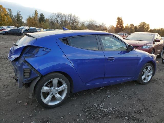 KMHTC6AD6DU165358 - 2013 HYUNDAI VELOSTER BLUE photo 3