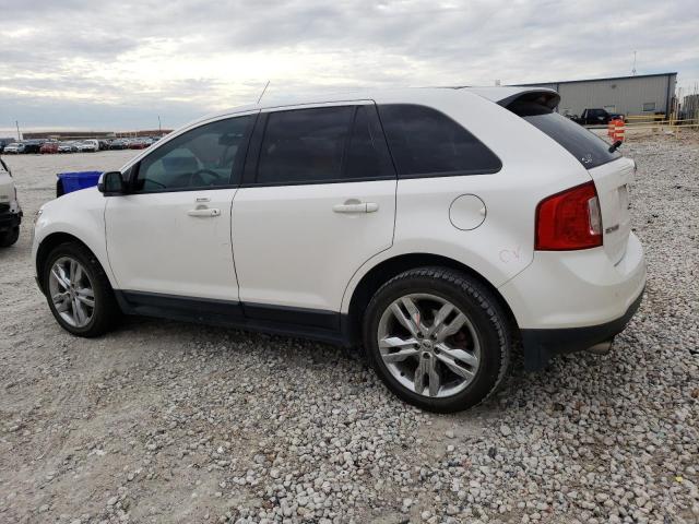 2FMDK3J93CBA48374 - 2012 FORD EDGE SEL WHITE photo 2