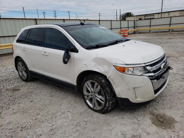 2FMDK3J93CBA48374 - 2012 FORD EDGE SEL WHITE photo 4