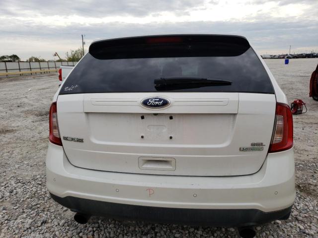 2FMDK3J93CBA48374 - 2012 FORD EDGE SEL WHITE photo 6