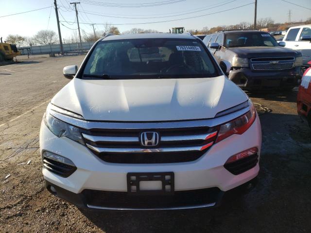 5FNYF6H06HB014748 - 2017 HONDA PILOT ELITE WHITE photo 5