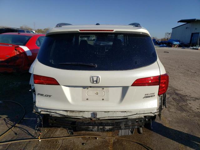 5FNYF6H06HB014748 - 2017 HONDA PILOT ELITE WHITE photo 6