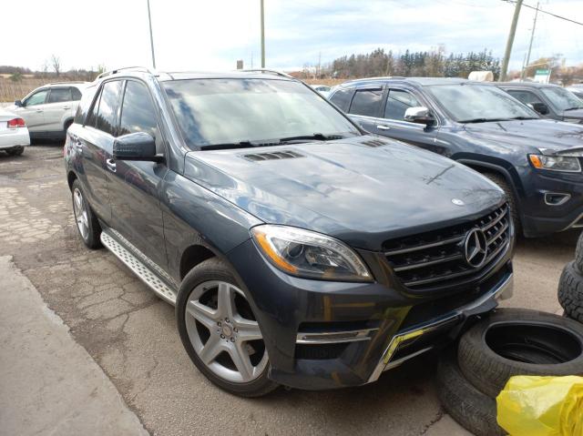 4JGDA2EB3FA554846 - 2015 MERCEDES-BENZ ML 350 BLUETEC GRAY photo 1