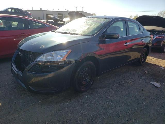 3N1AB7AP0EY247182 - 2014 NISSAN SENTRA S GRAY photo 1