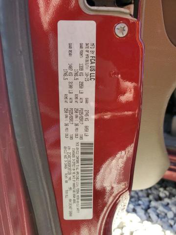 2C4RC1BG0GR187139 - 2016 CHRYSLER TOWN & COU TOURING მუქწითელი ფოტო 13