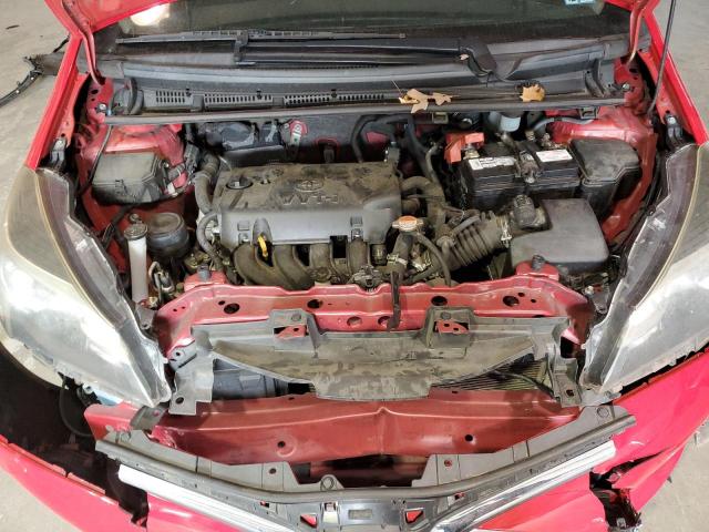 VNKKTUD32GA066430 - 2016 TOYOTA YARIS L RED photo 11