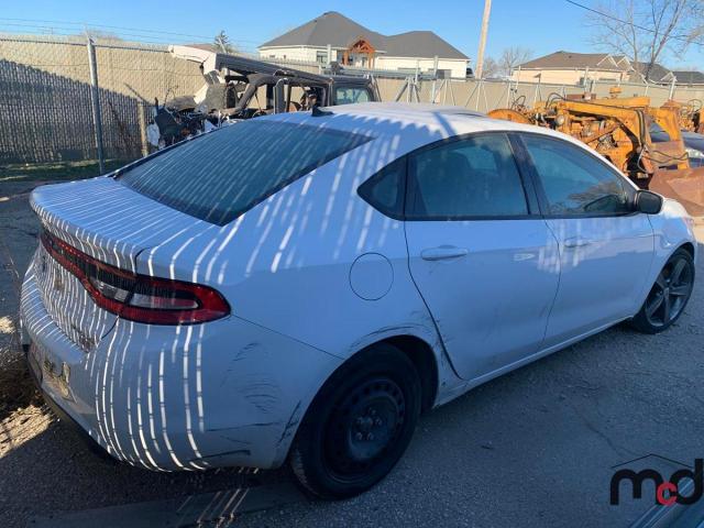 1C3CDFBH3DD327955 - 2013 DODGE DART SXT WHITE photo 3