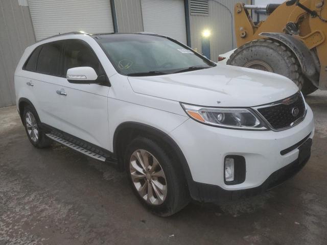 5XYKU4A78EG474795 - 2014 KIA SORENTO EX WHITE photo 4