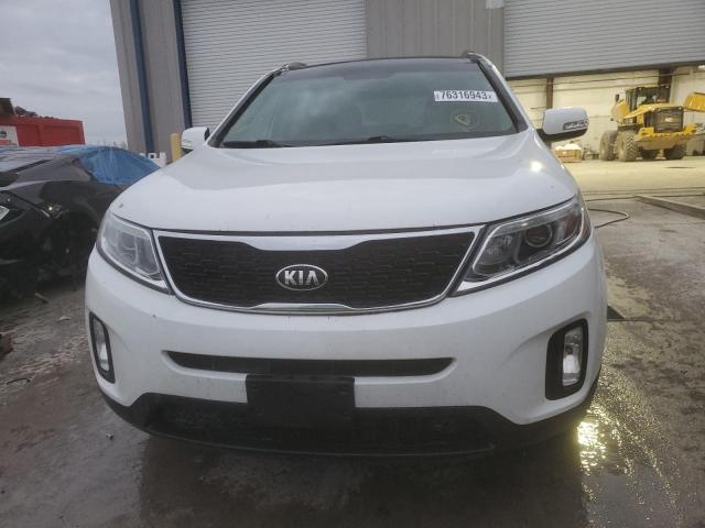 5XYKU4A78EG474795 - 2014 KIA SORENTO EX WHITE photo 5