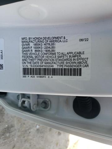 19UDE4H64PA002049 - 2023 ACURA INTEGRA A-SPEC TECH WHITE photo 12