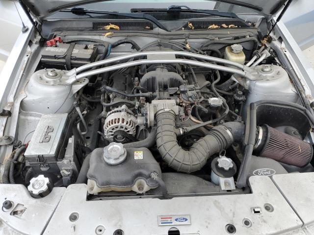 1ZVHT80N865247411 - 2006 FORD MUSTANG SILVER photo 11