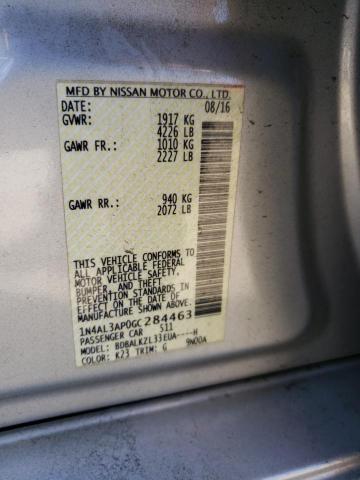 1N4AL3AP0GC284463 - 2016 NISSAN ALTIMA 2.5 WHITE photo 12