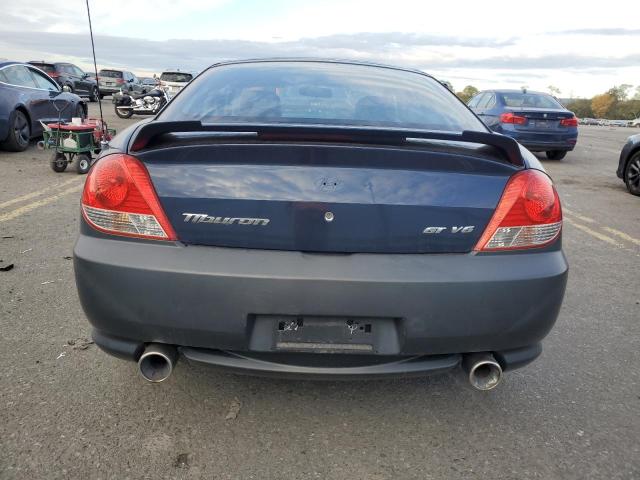 KMHHN65F95U159244 - 2005 HYUNDAI TIBURON GT BLUE photo 6