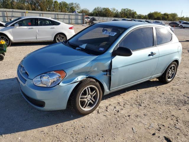 KMHCM36C18U081465 - 2008 HYUNDAI ACCENT GS BLUE photo 1