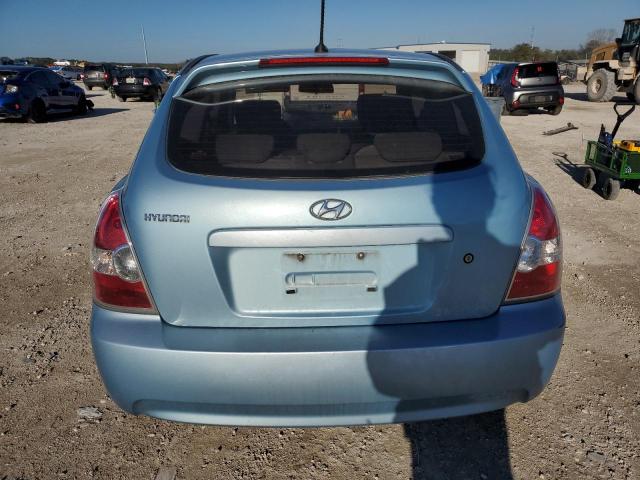 KMHCM36C18U081465 - 2008 HYUNDAI ACCENT GS BLUE photo 6